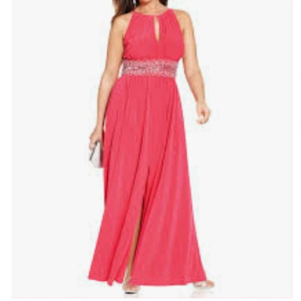 Coral dress